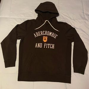 Abercrombie & Fitch Vintage Men’s Hoodie - LARGE - Dark Blue